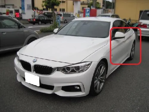 BMW F36 420i 4シリーズ修理　松戸　左側面