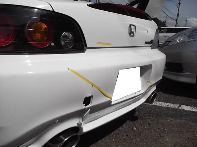 Ｓ２０００ＲＳカスタムキズヘコミAP12板金塗装修理千葉